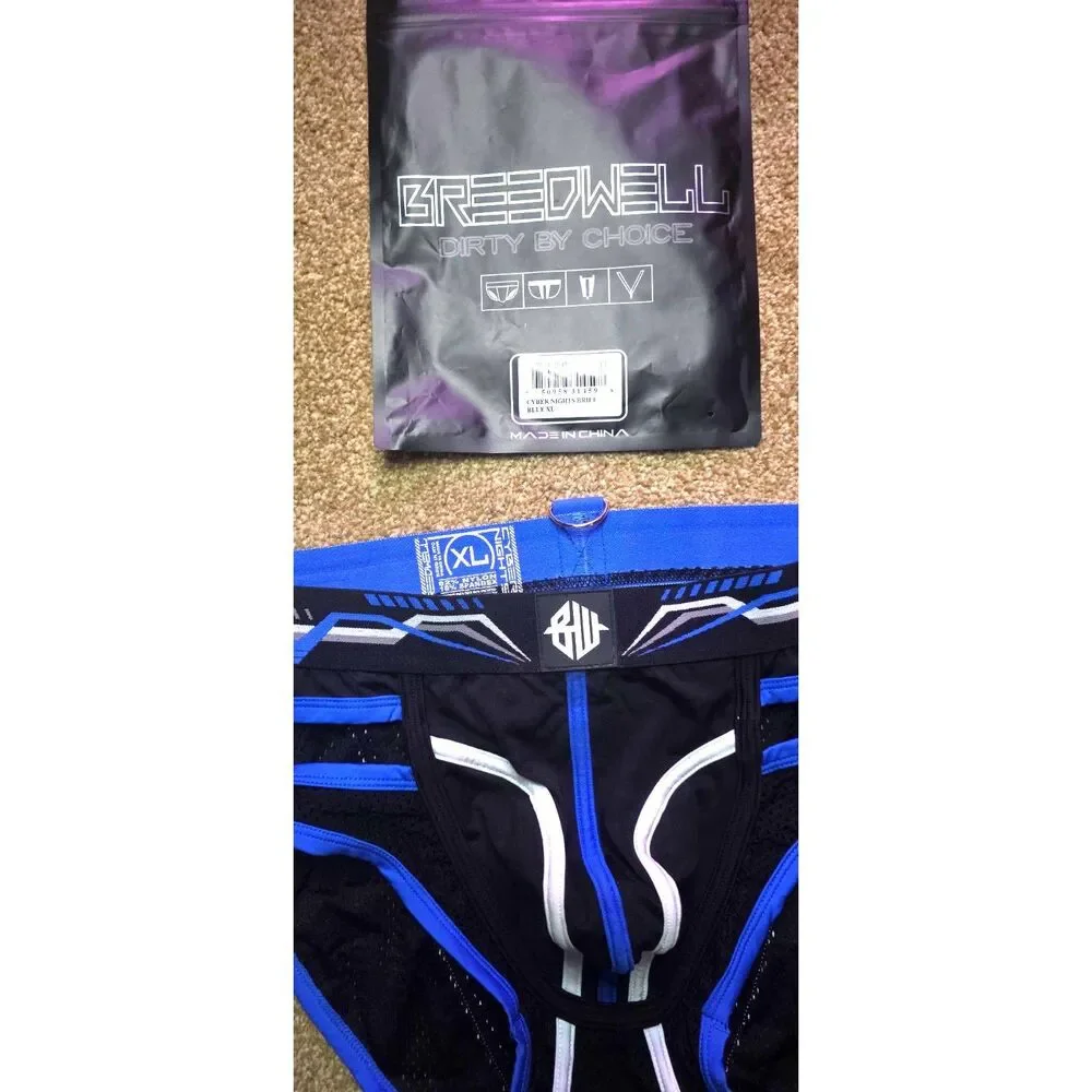 BREEDWELL CYBER NIGHTS BRIEF - BLUE (XL)